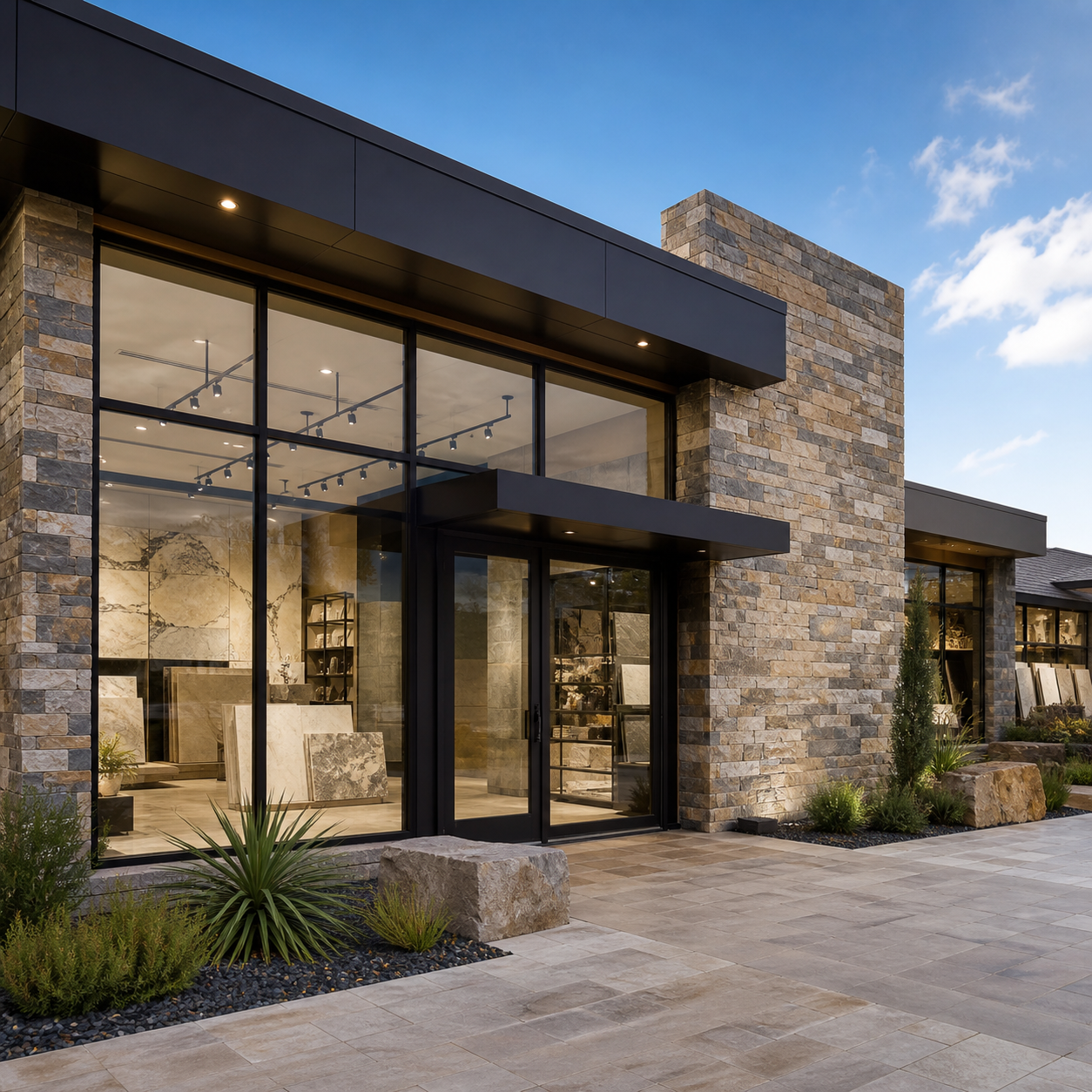 Peetri lnc stone and tile showroom exterior