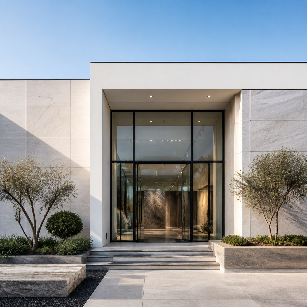 Peetri lnc modern showroom exterior